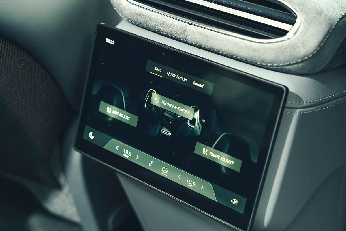 Lotus Eletre infotainment touchscreen