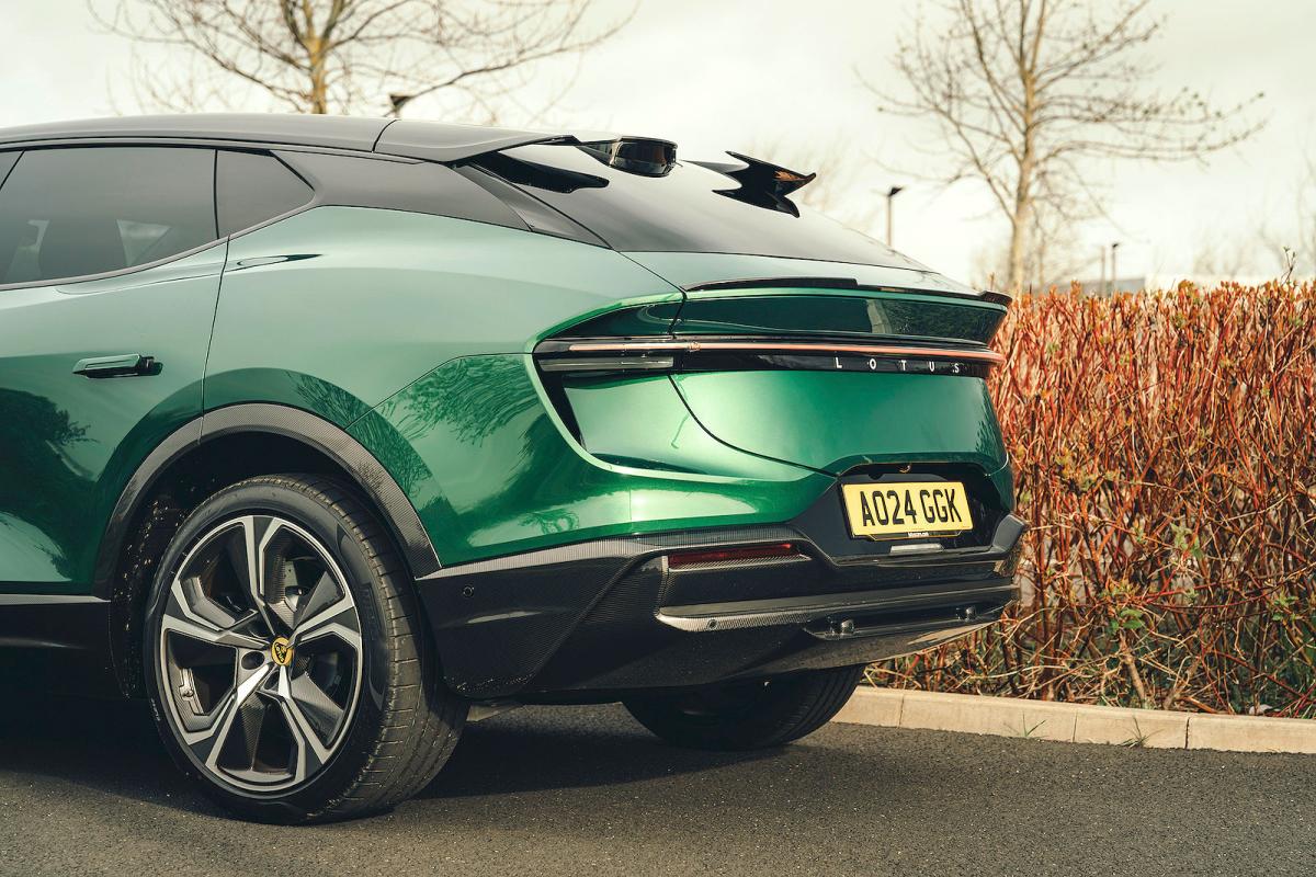 Green Lotus Eletre rear detail