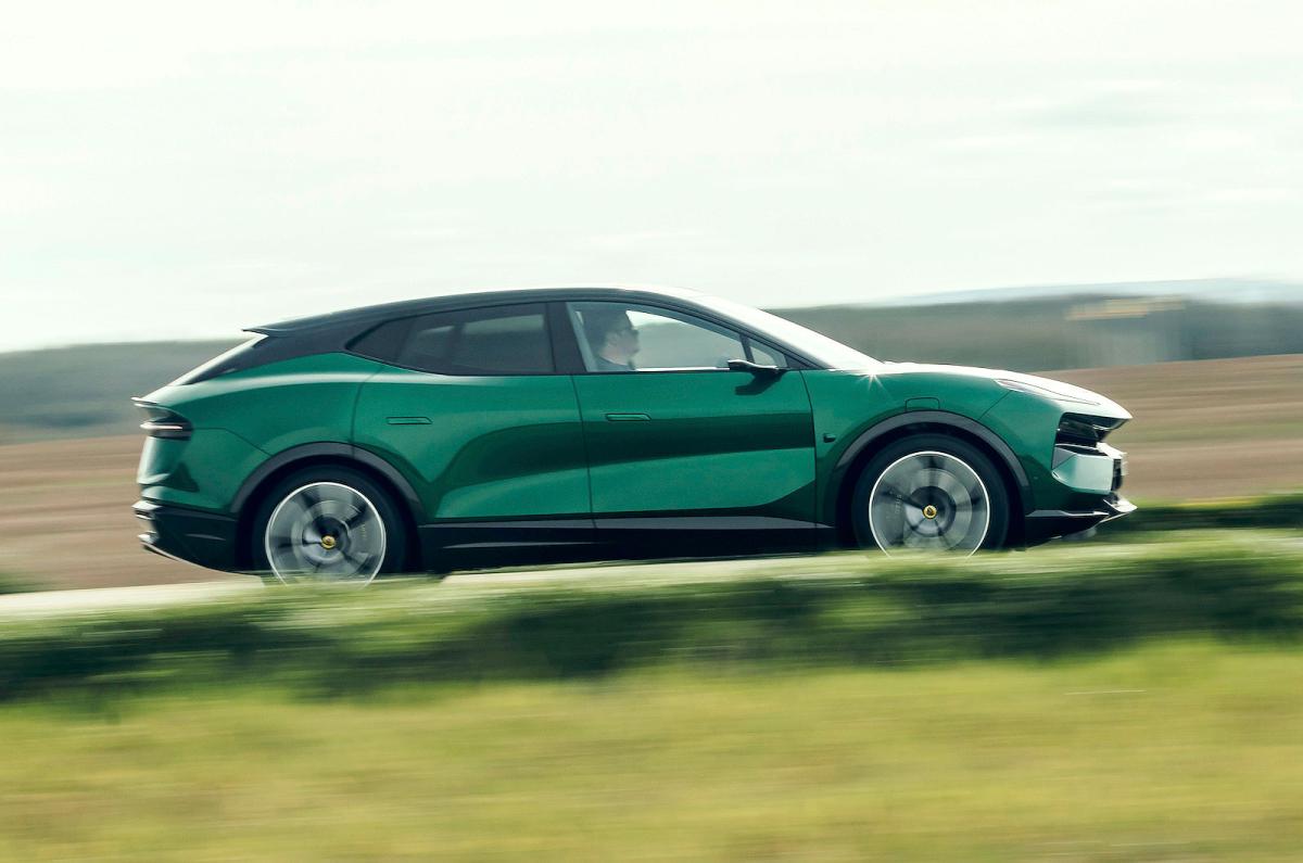 Green Lotus Eletre right driving