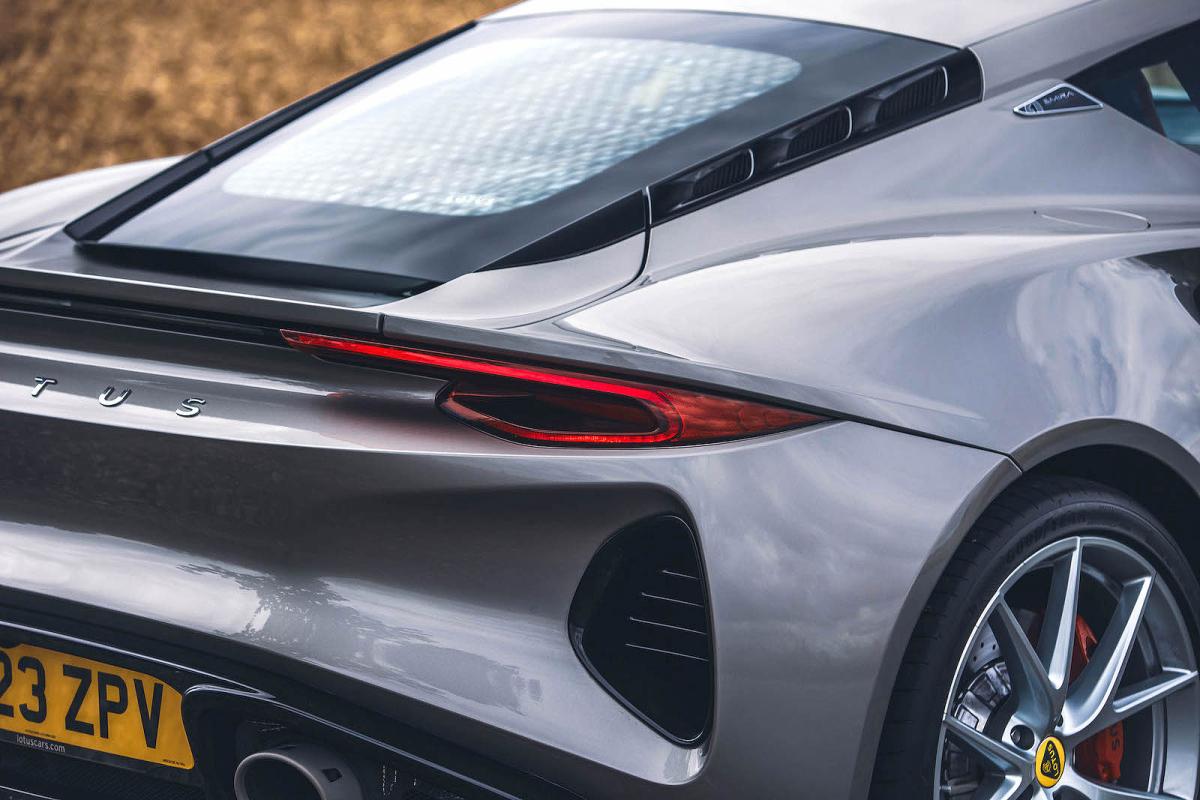 Lotus Emira rear lights detail