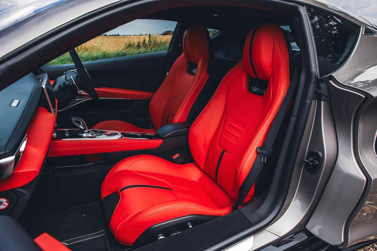 Lotus Emira interior seats