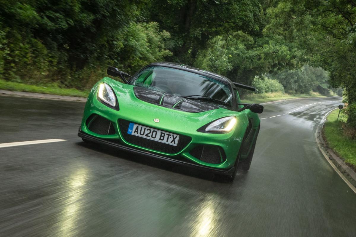Lotus Exige 2020 RHD front tracking