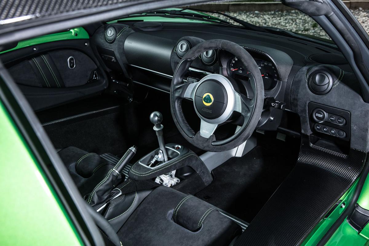 Lotus Exige 2020 RHD dashboard