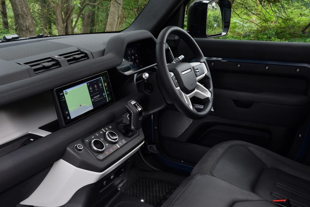 Land Rover Defender Hard Top 2021 interior front seats