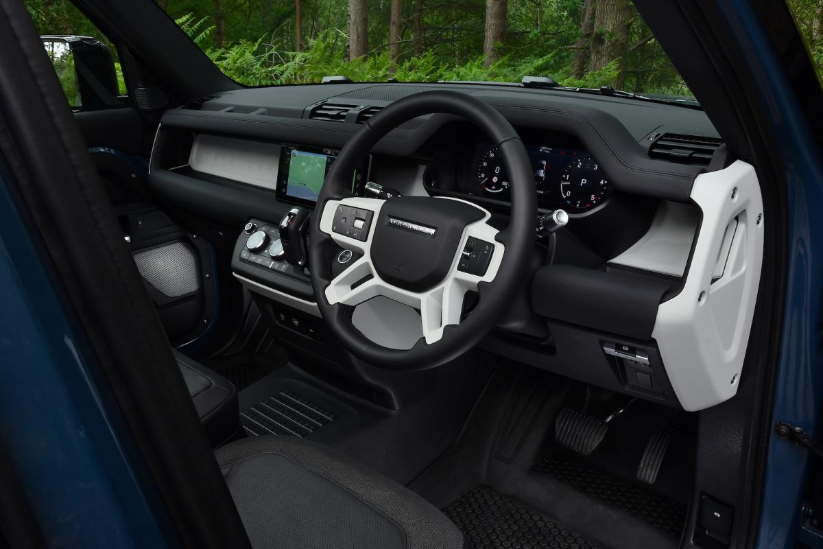 Land Rover Defender Hard Top 2021 interior dashboard