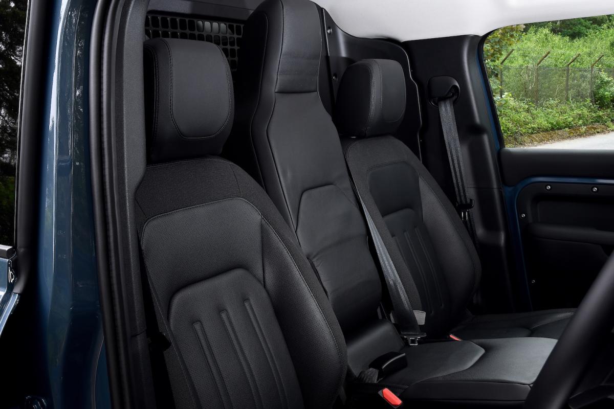 Land Rover Defender 2021 interior front seats