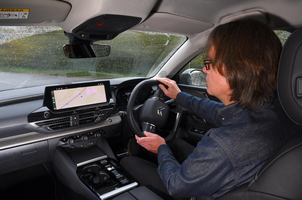 Mark Pearson driving Citroën C5 X