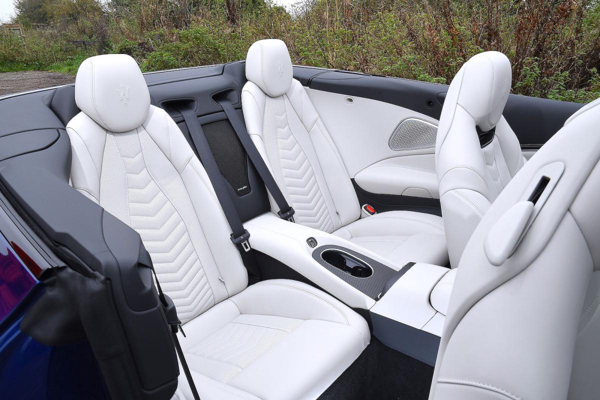 Maserati GranCabrio back seats