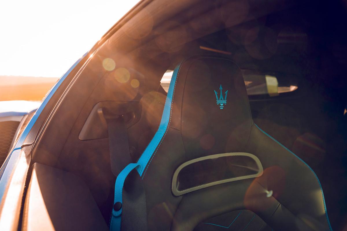 Maserati MC20 interior seat detail