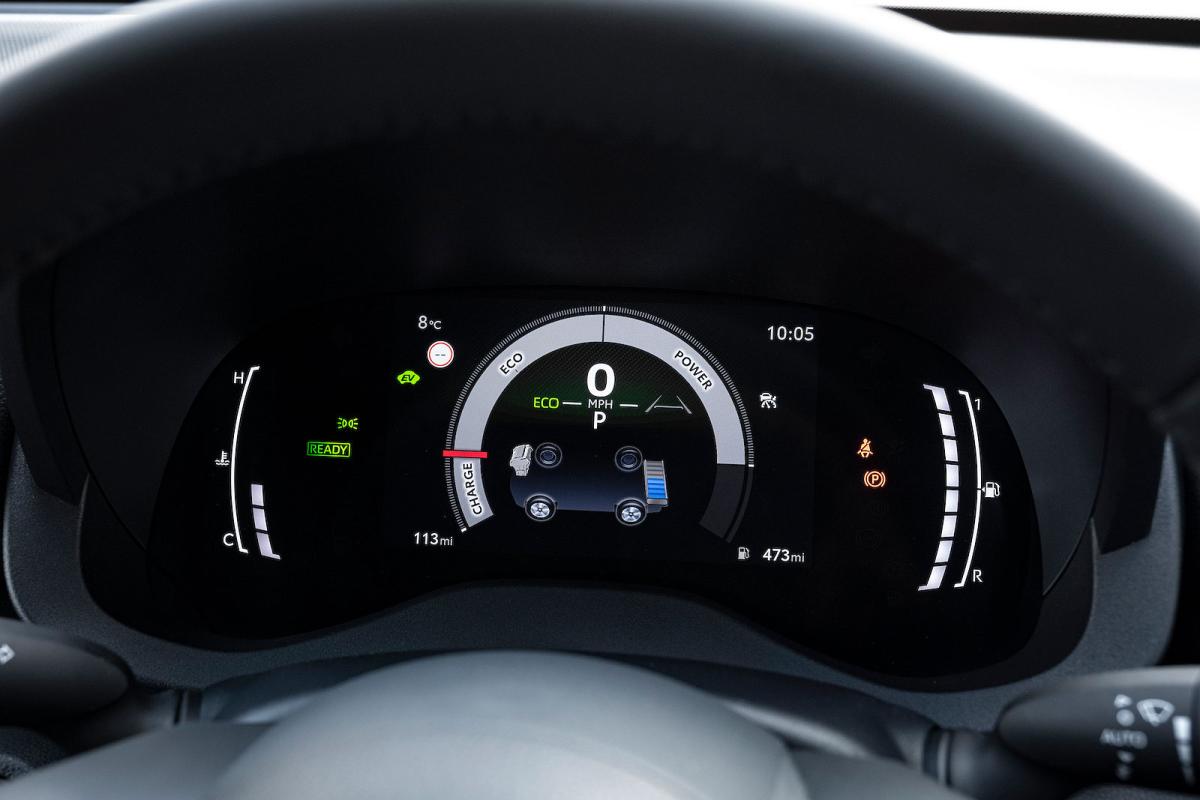 Mazda 2 Hybrid interior driver display