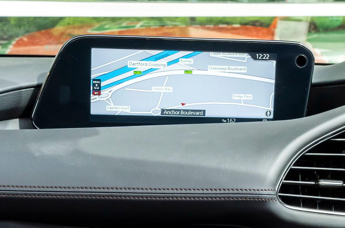Mazda 3 Saloon infotainment touchscreen