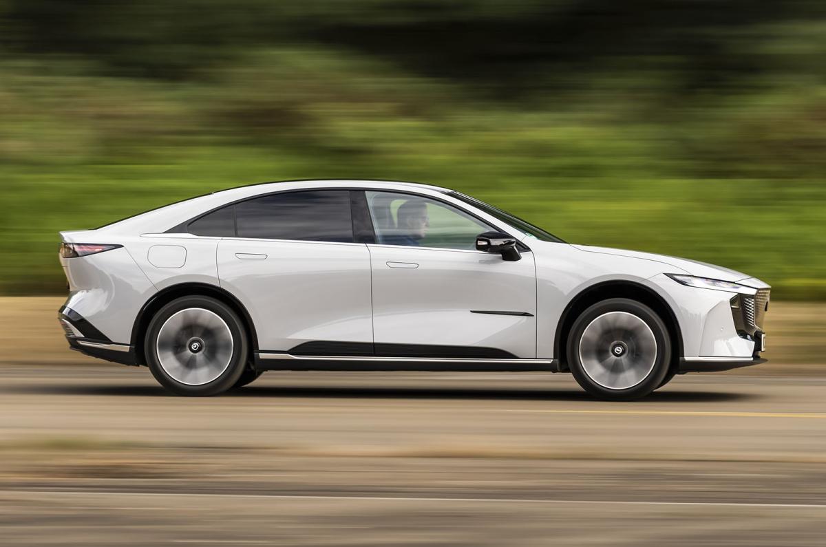 Mazda 6e driving right