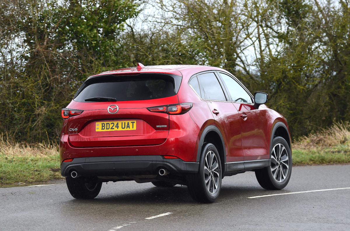 Mazda CX-5 rear cornering