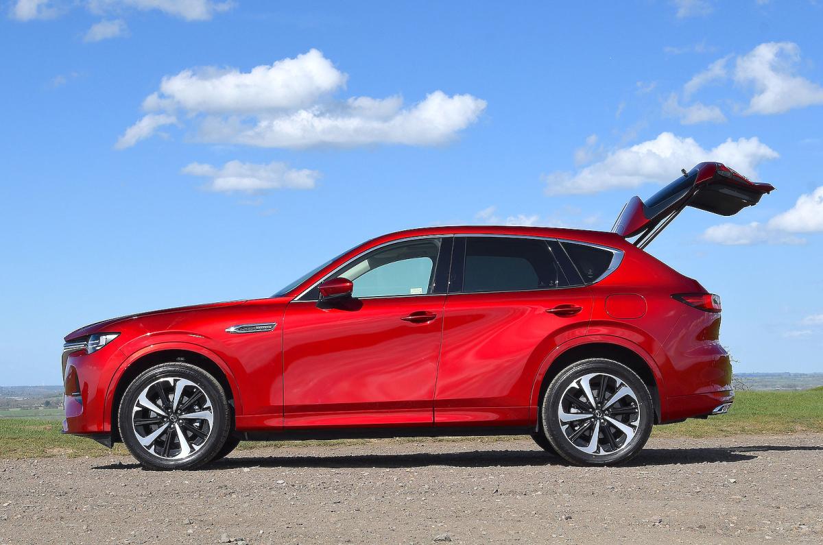 Mazda CX-60 left static boot open