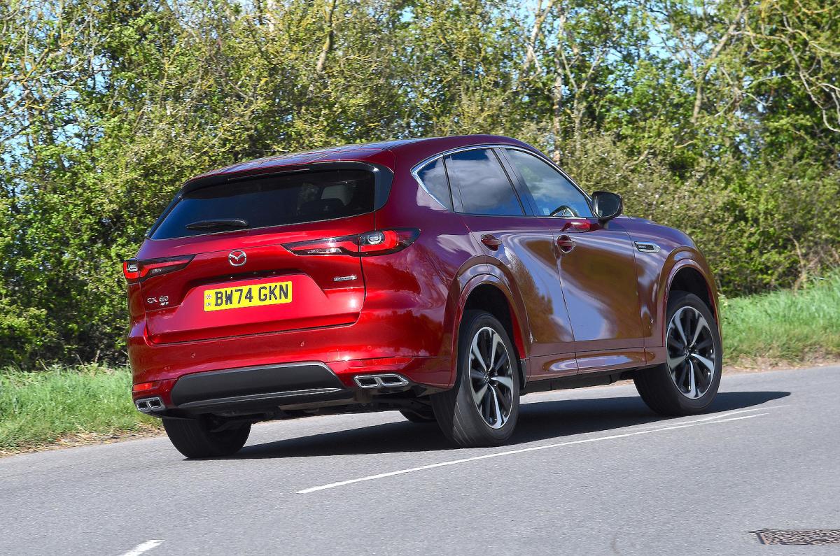 Mazda CX-60 rear cornering