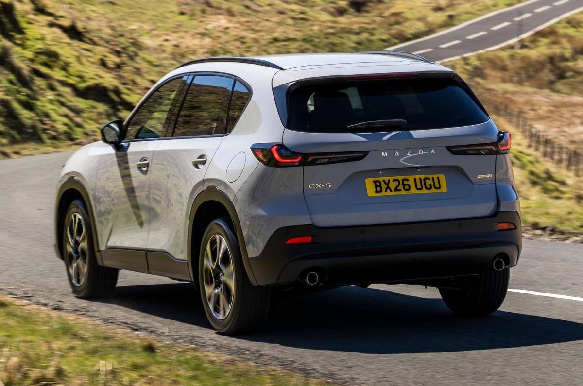 Mazda CX-5 rear cornering