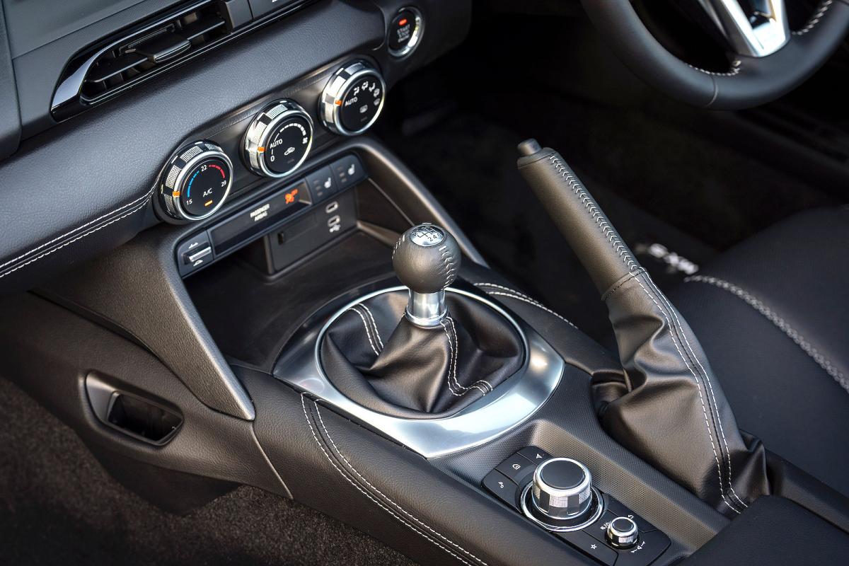 Mazda MX-5 interior detail