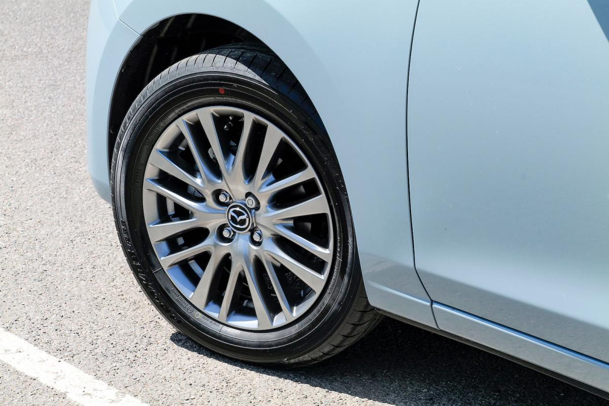 Mazda 2 alloy wheel detail