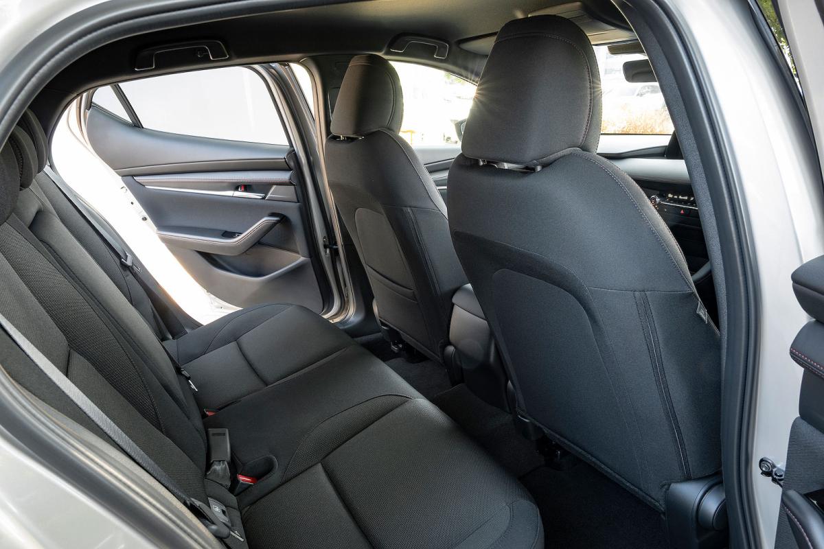 Mazda 3 back seats