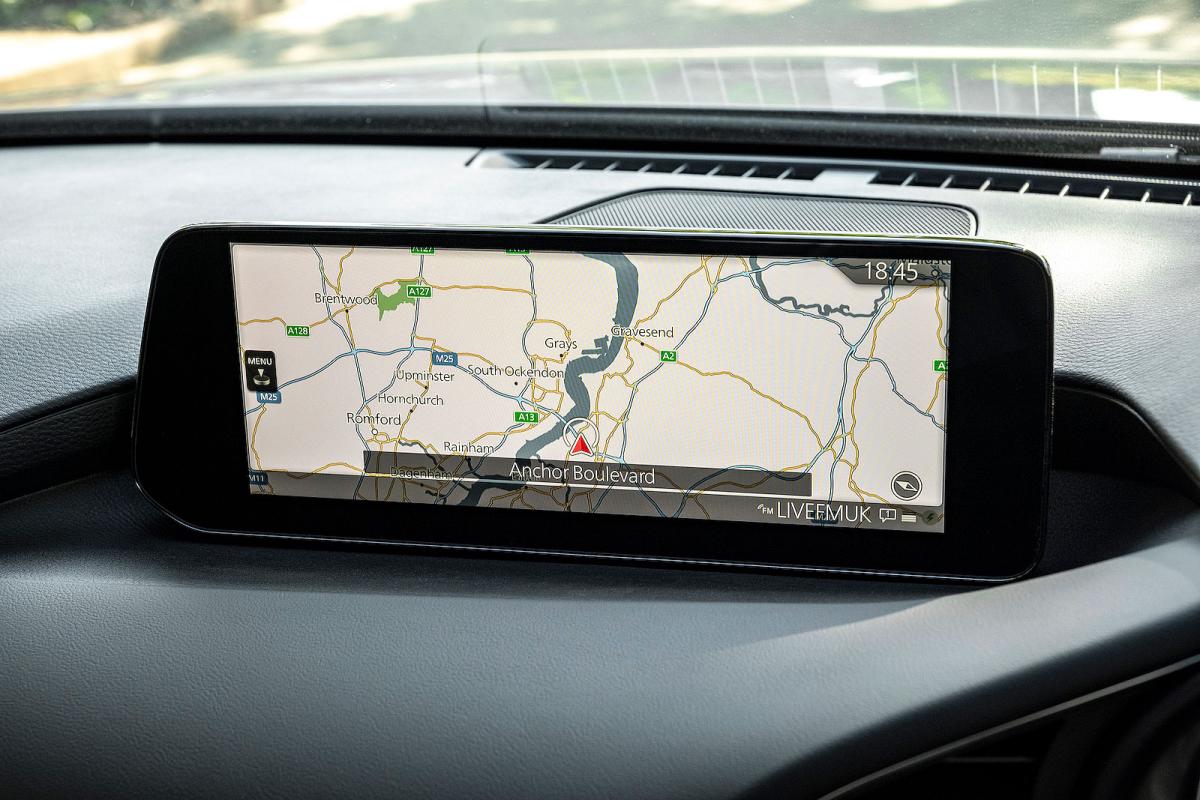 Mazda 3 infotainment touchscreen