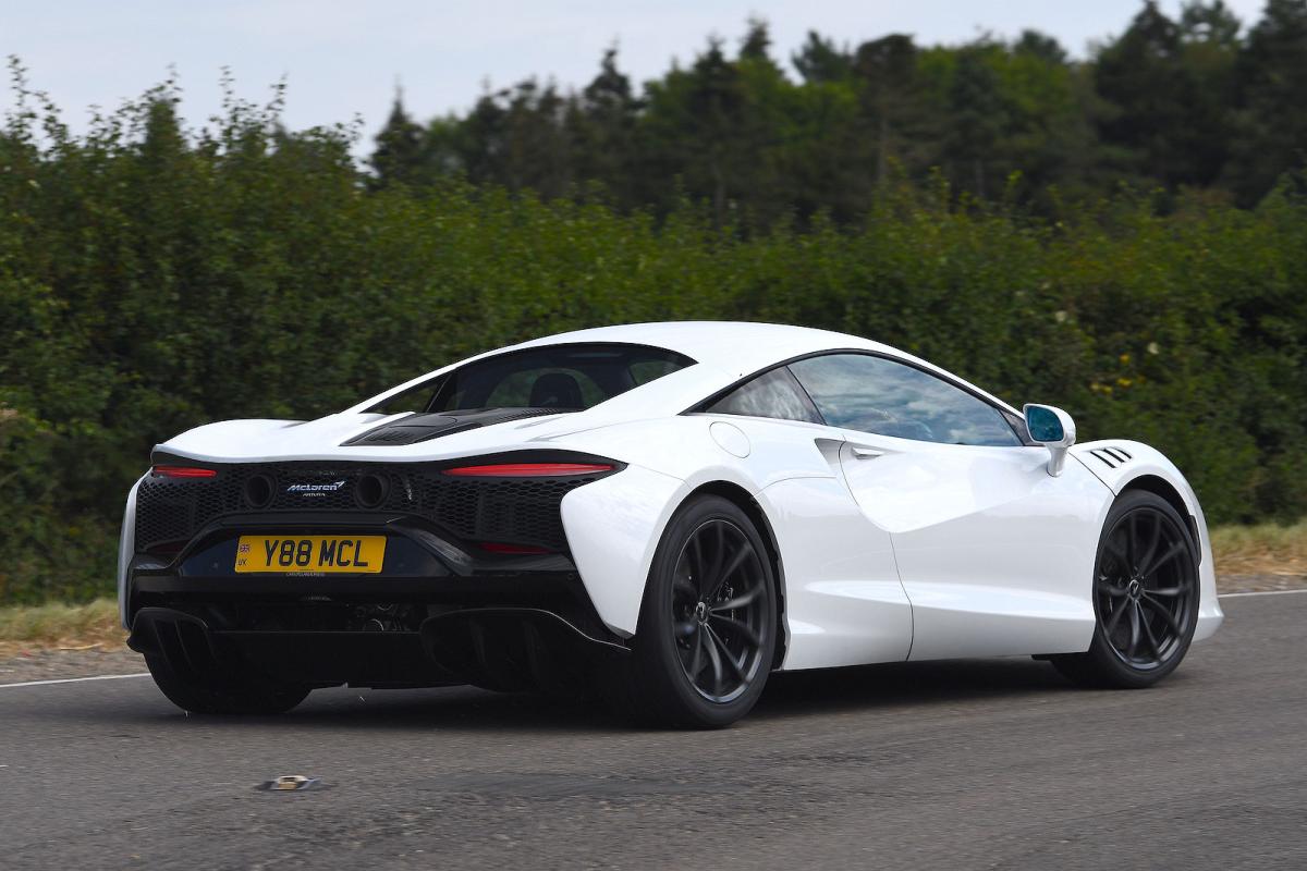 McLaren Artura rear cornering