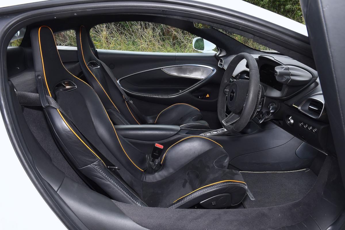 McLaren Artura interior front seats