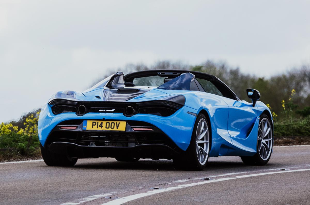 McLaren 720S Spider rear