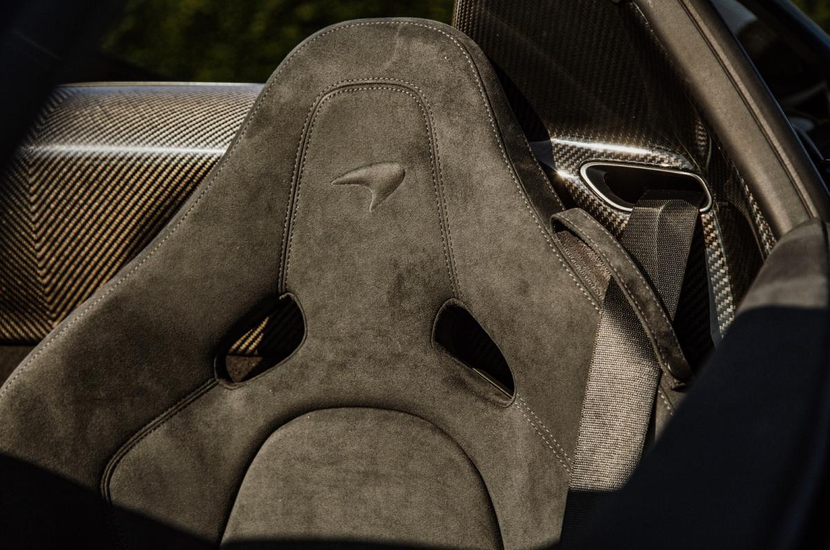 McLaren 720S Spider sports seat