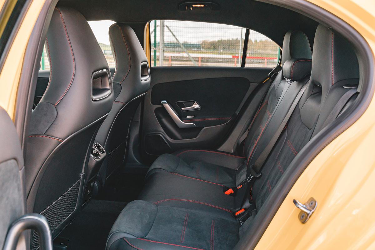 Mercedes A-Class interior back seats