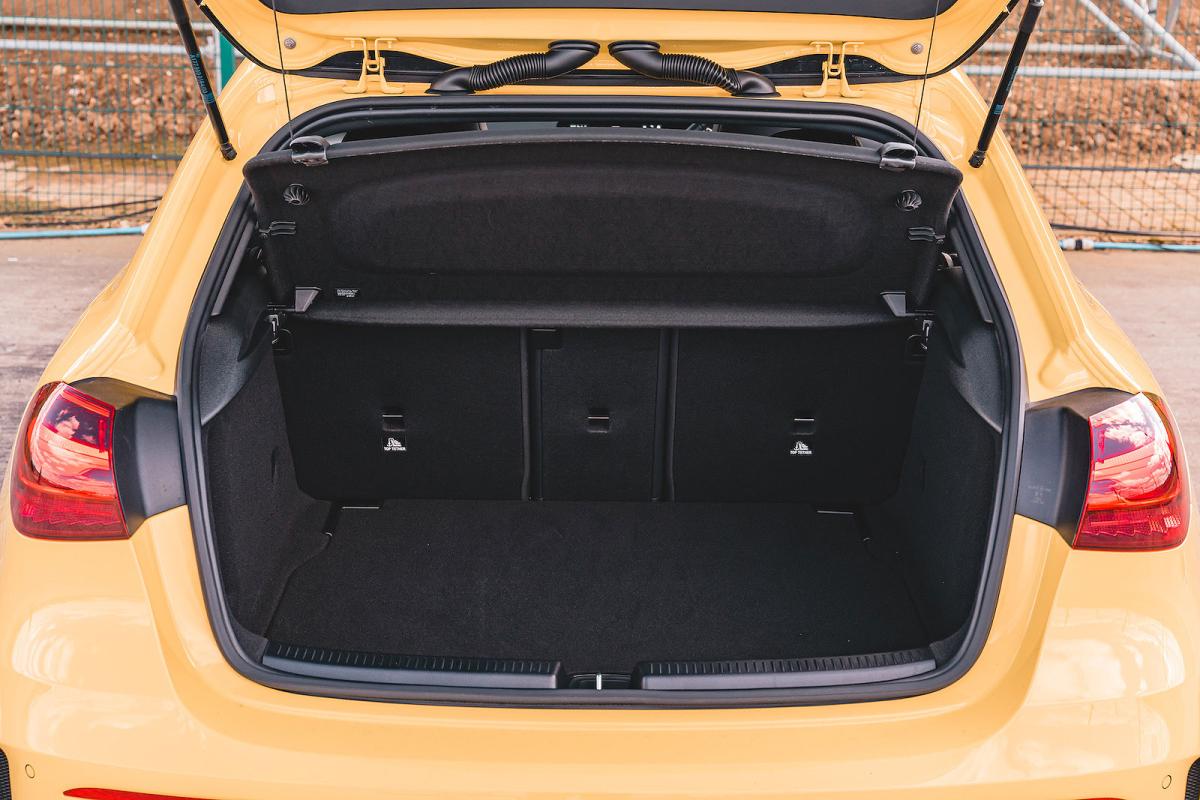 Mercedes A-Class boot open