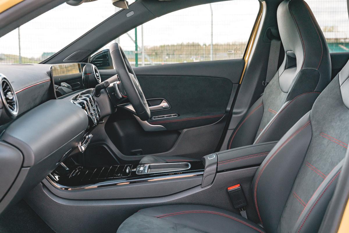 Mercedes A-Class interior front seats