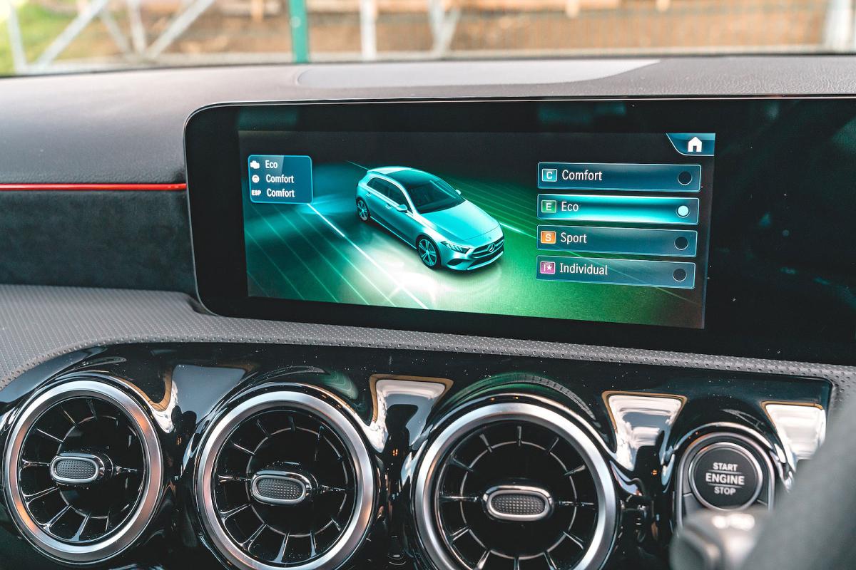 Mercedes A-Class interior infotainment
