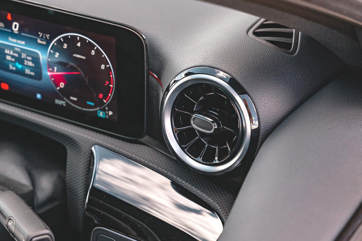 Mercedes A-Class interior detail