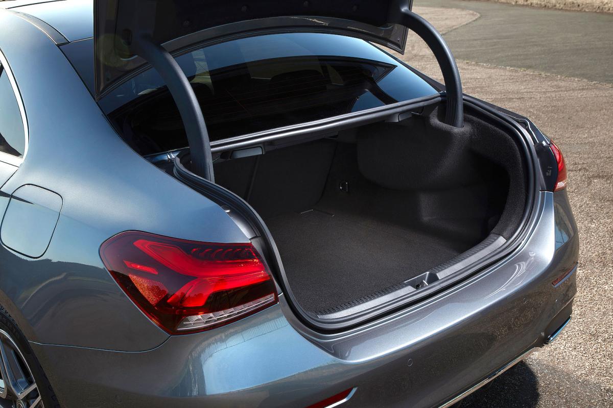 Mercedes A-Class Saloon boot open
