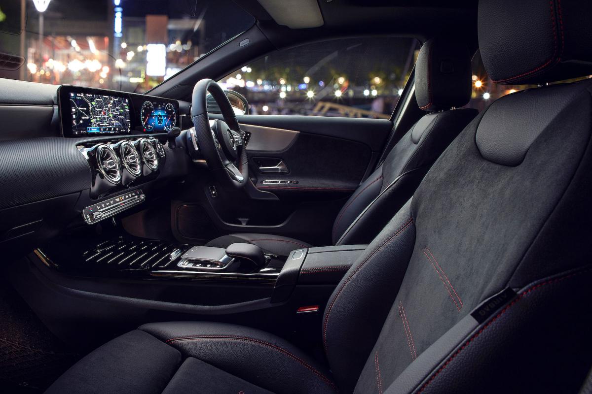 Mercedes A-Class Saloon interior front seats