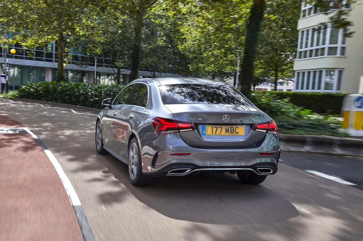 Mercedes A-Class Saloon rear cornering