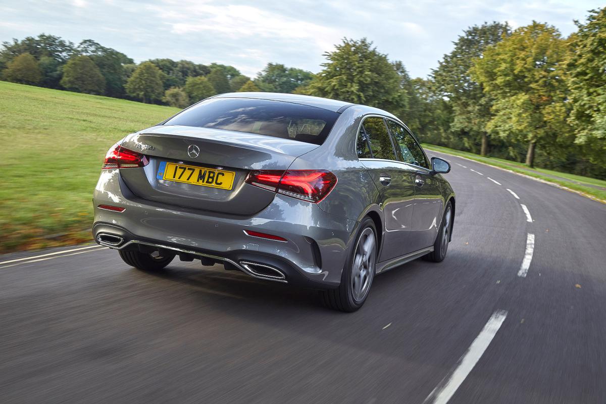 Mercedes A-Class Saloon rear cornering