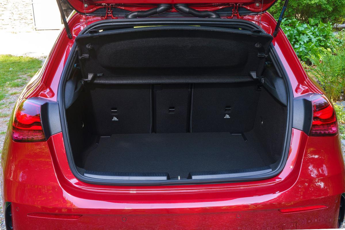 Mercedes-AMG A35 boot open