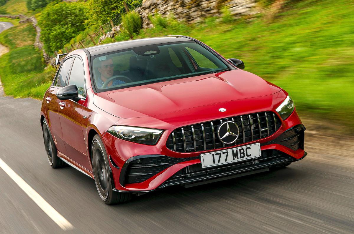Mercedes-AMG A35 front right driving