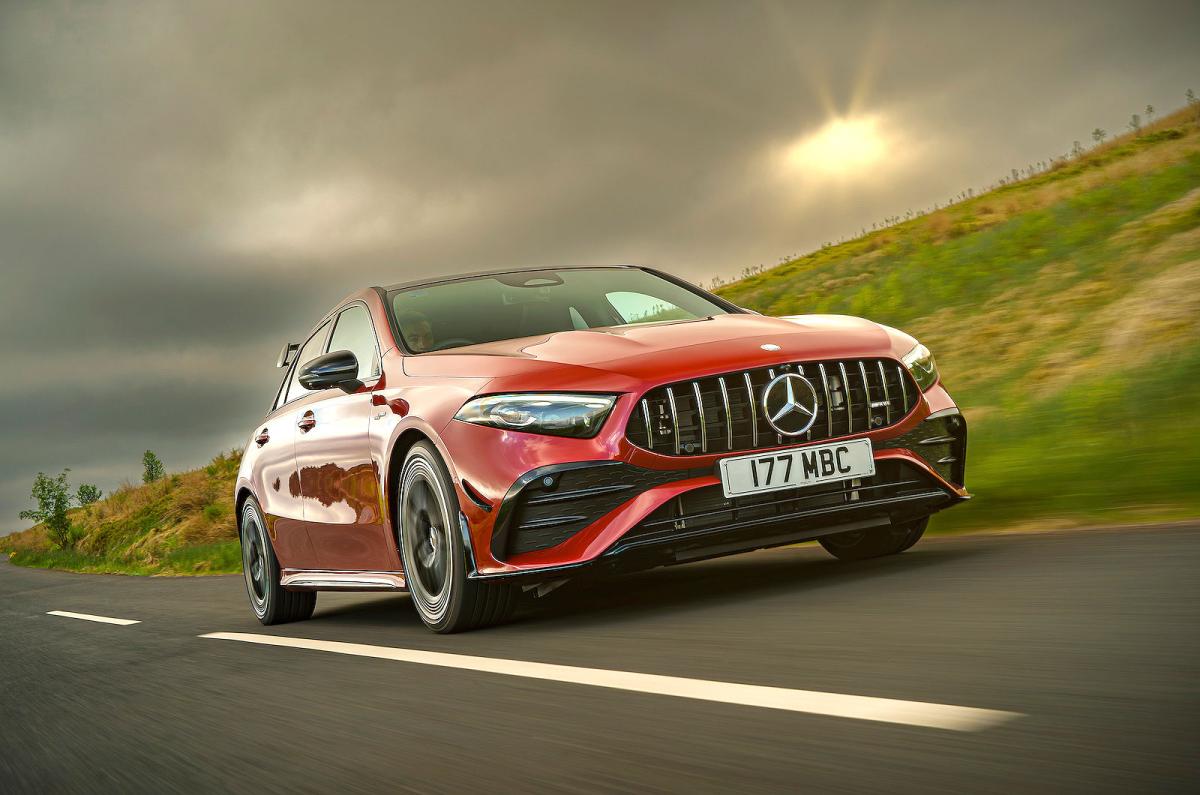 Mercedes-AMG A35 front right driving