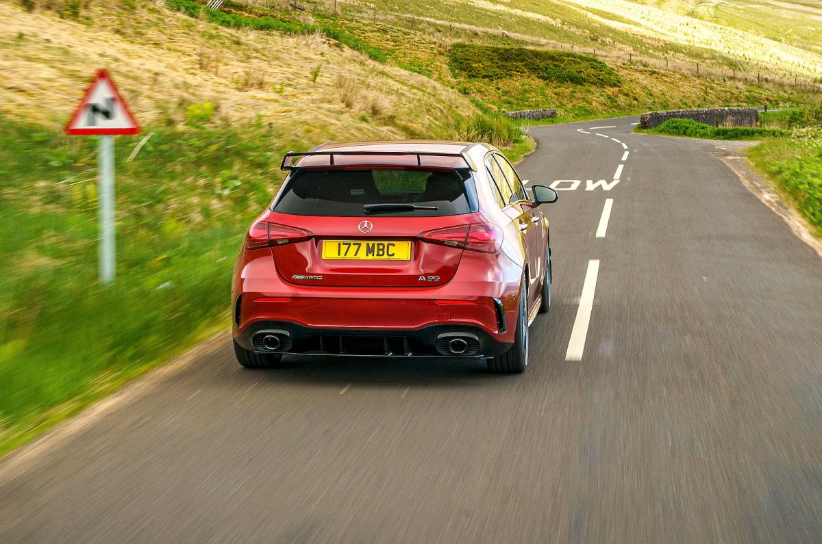 Mercedes-AMG A35 rear driving