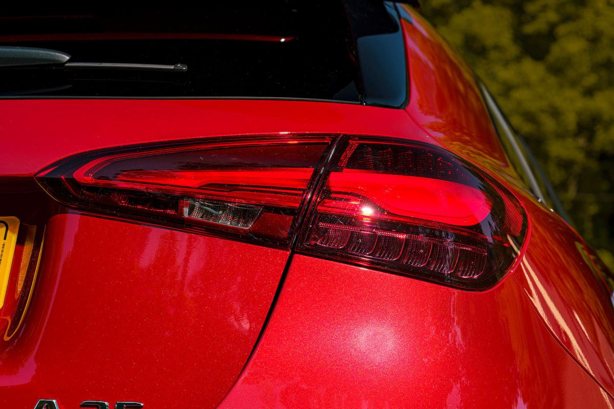 Mercedes-AMG A35 rear lights detail