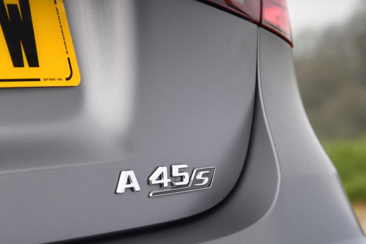 Mercedes-AMG A45 S badge