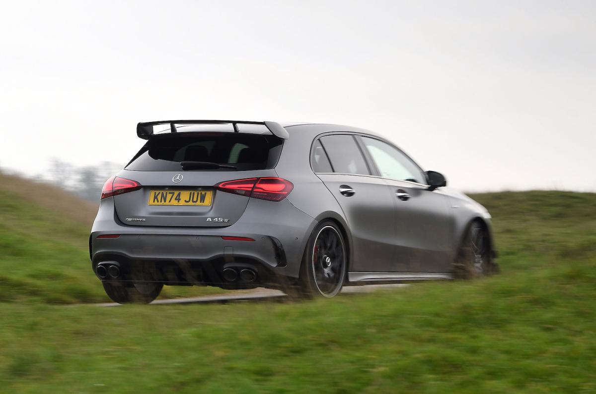 Mercedes-AMG A45 S rear right driving