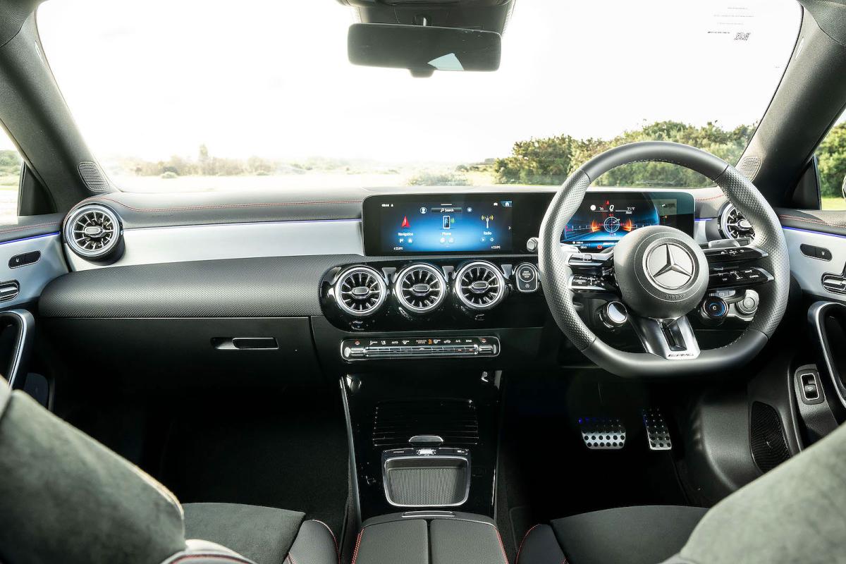 Mercedes-AMG CLA 35 interior dashboard