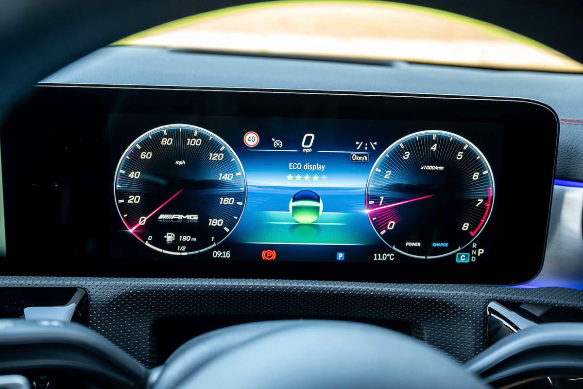 Mercedes-AMG CLA 35 interior driver display