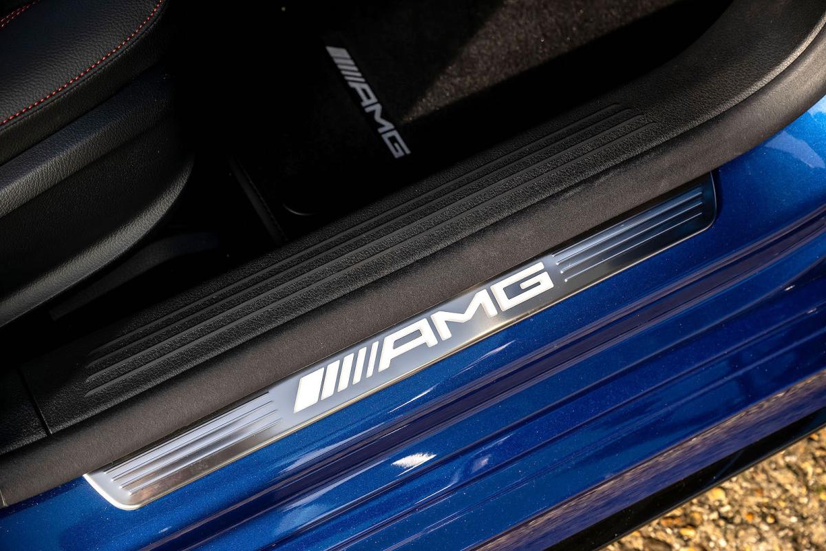 Mercedes-AMG CLA 35 kickplate detail