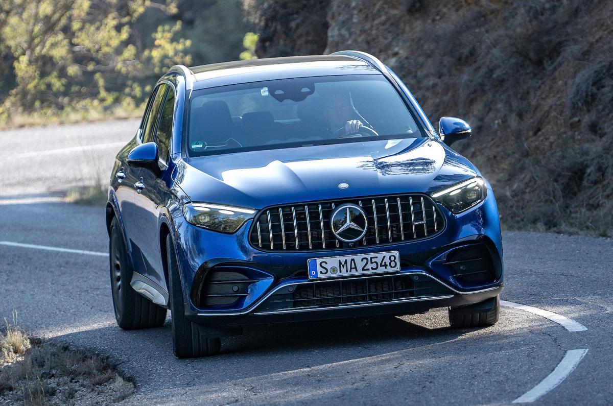 Mercedes-AMG GLC 63 S front cornering