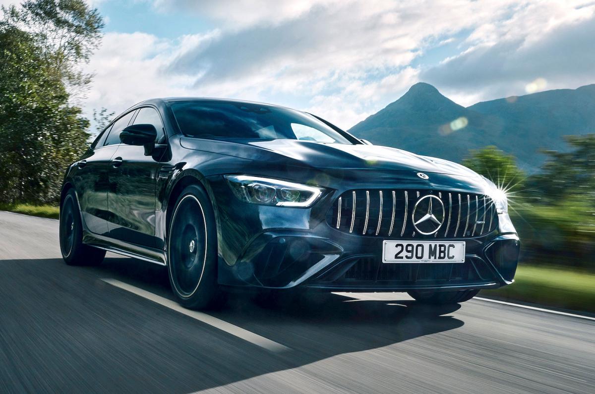 Mercedes-AMG GT 4-door Coupé front right driving