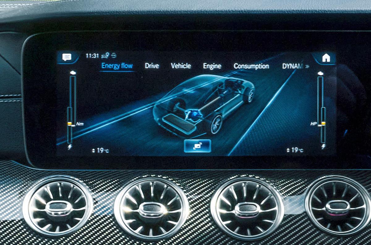 Mercedes-AMG GT 4-door Coupé interior infotainment